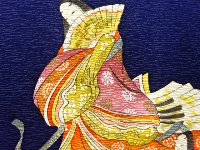 Japanese Kimono / Zugawari Silk